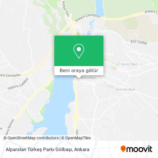 Alparslan Türkeş Parkı Gölbaşı harita