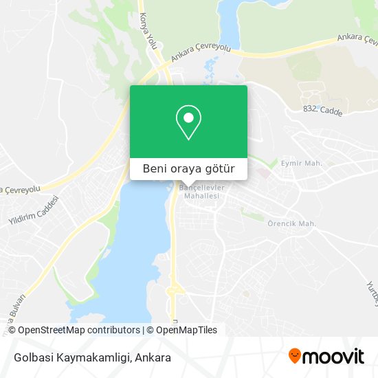 Golbasi Kaymakamligi harita