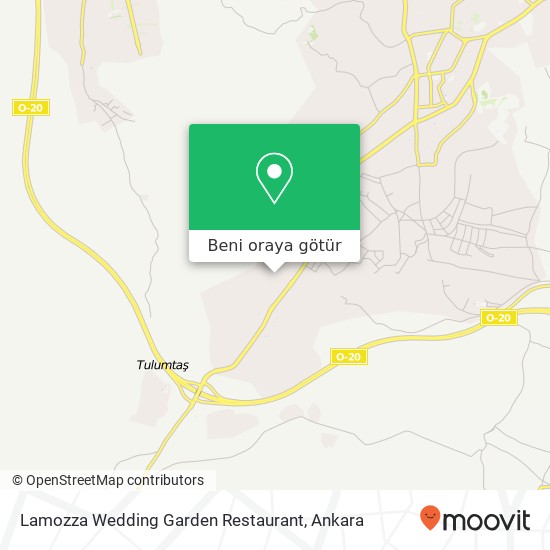 Lamozza Wedding Garden Restaurant harita