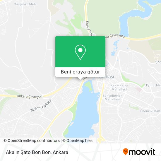 Akalın Şato Bon Bon harita