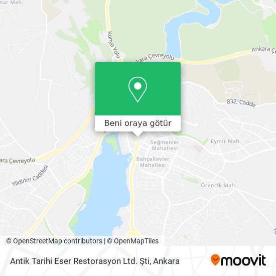 Antik Tarihi Eser Restorasyon Ltd. Şti harita