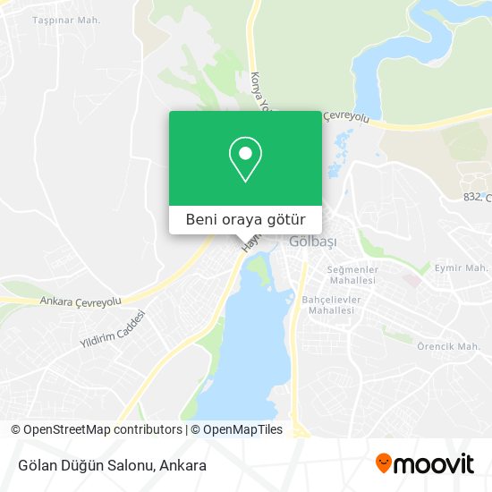 Gölan Düğün Salonu harita