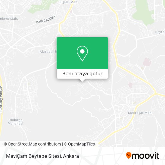MaviÇam Beytepe Sitesi harita
