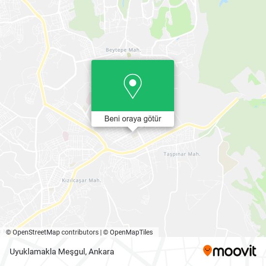 Uyuklamakla Meşgul harita