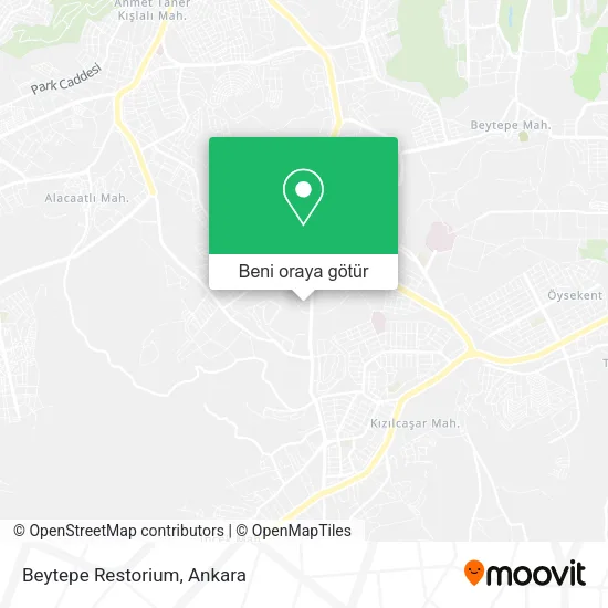 Beytepe Restorium harita