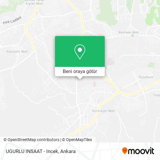 UGURLU INSAAT - Incek harita