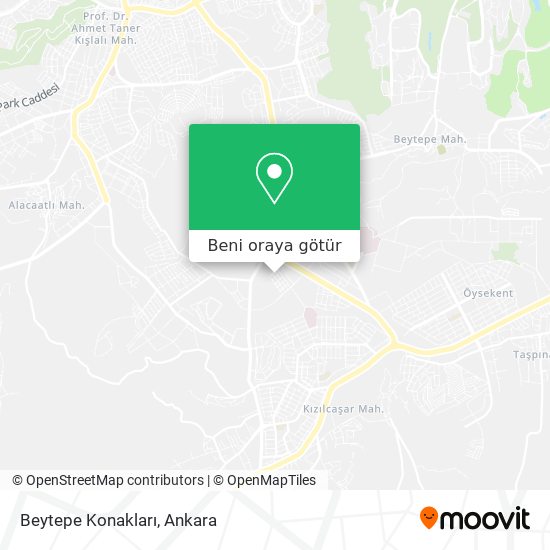 Beytepe Konakları harita