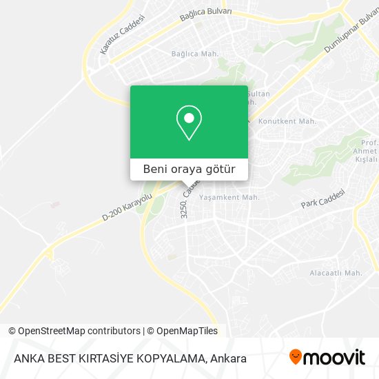 ANKA BEST KIRTASİYE KOPYALAMA harita