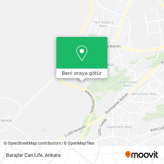 Barajlar Can Life harita