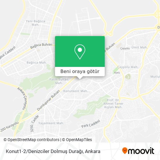 Konut1-2 / Denizciler Dolmuş Durağı harita