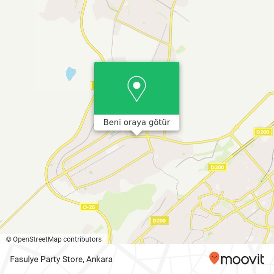 Fasulye Party Store harita