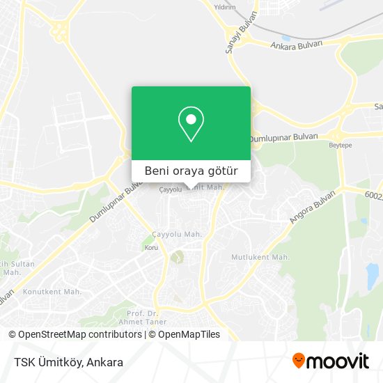 TSK Ümitköy harita