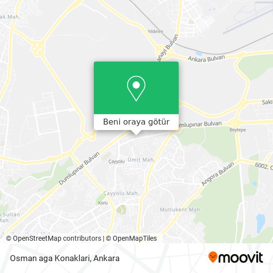 Osman aga Konaklari harita