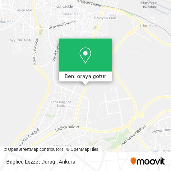 Bağlıca Lezzet Durağı harita
