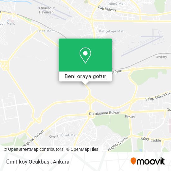 Ümit-köy Ocakbaşı harita