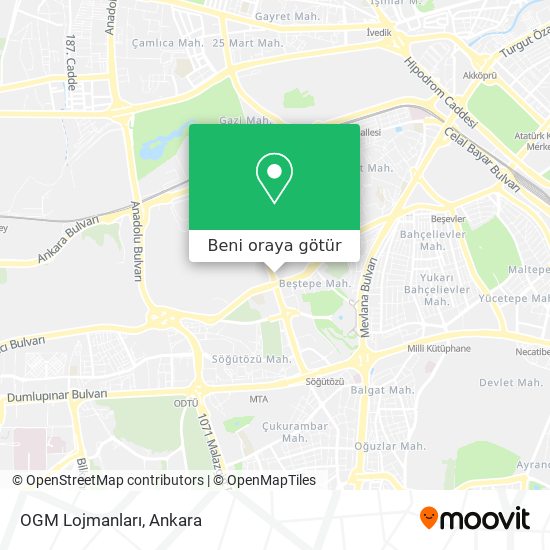 OGM Lojmanları harita