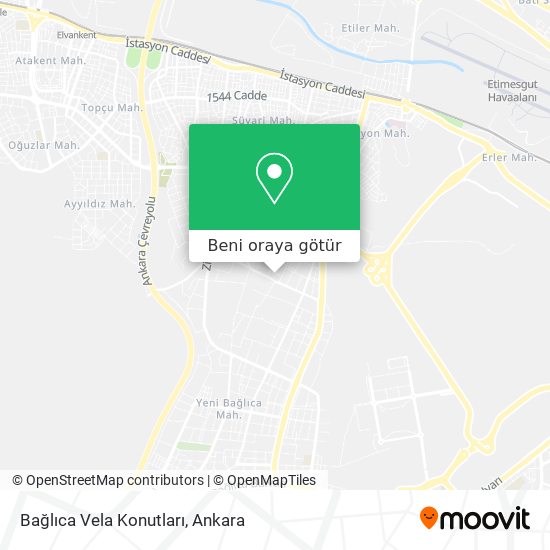 Bağlıca Vela Konutları harita