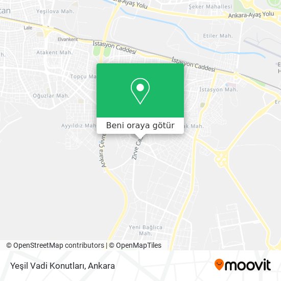 Yeşil Vadi Konutları harita