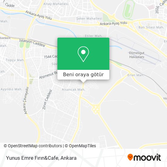 Yunus Emre Fırın&Cafe harita