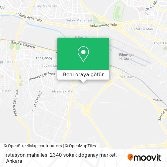 istasyon mahallesi 2340 sokak doganay market harita