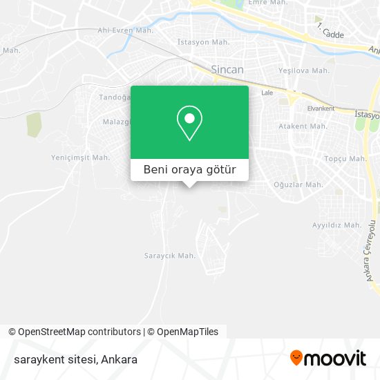 saraykent sitesi harita