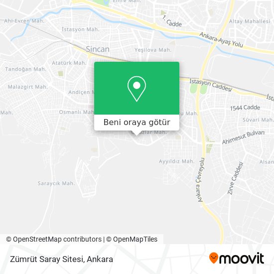 Zümrüt Saray Sitesi harita