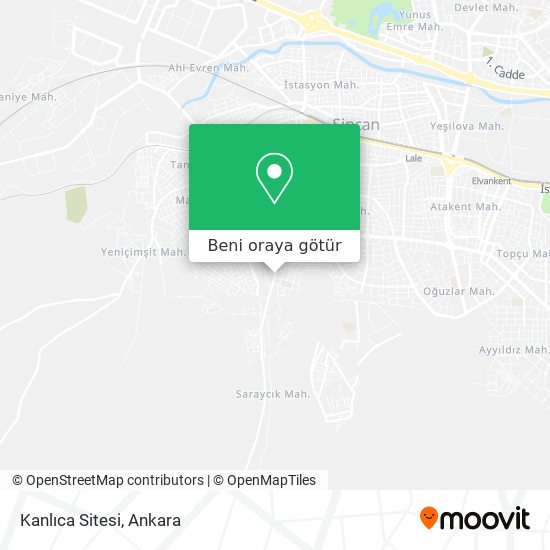 Kanlıca Sitesi harita