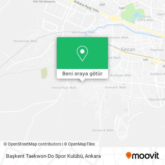 Başkent Taekwon-Do Spor Kulübü harita