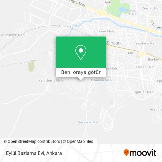 Eylül Bazlama Evi harita