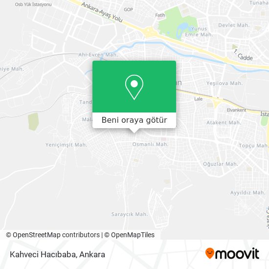 Kahveci Hacıbaba harita