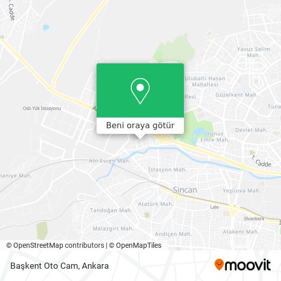 Başkent Oto Cam harita