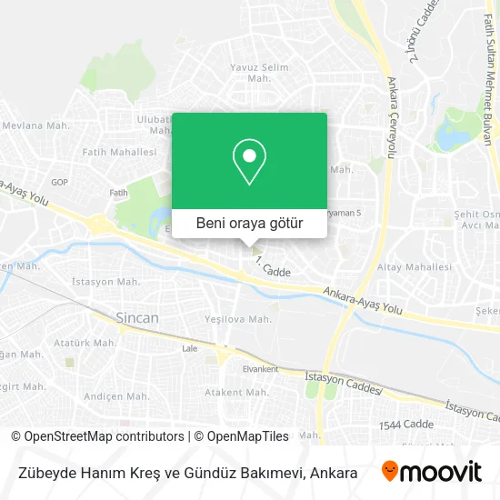 Zübeyde Hanım Kreş ve Gündüz Bakımevi harita