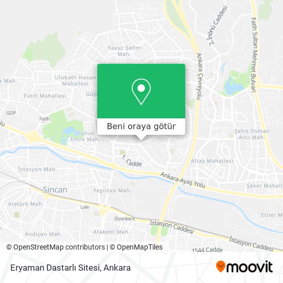Eryaman Dastarlı Sitesi harita