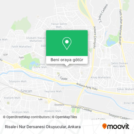 Risale-i Nur Dersanesi Okuyucular harita