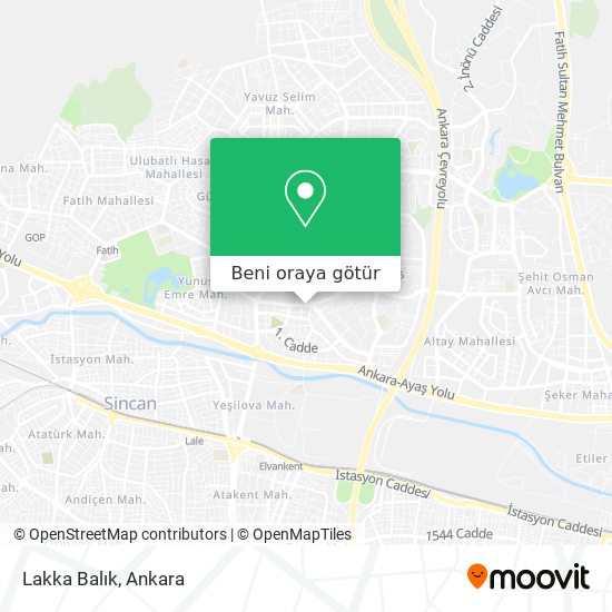 Lakka Balık harita