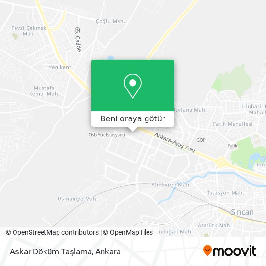 Askar Döküm Taşlama harita