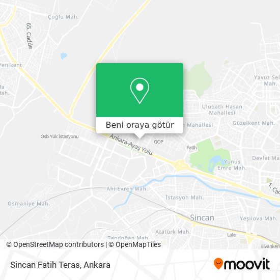 Sincan Fatih Teras harita