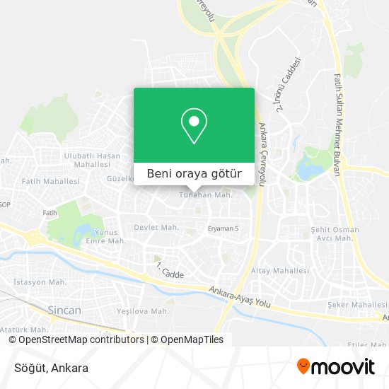 Söğüt harita