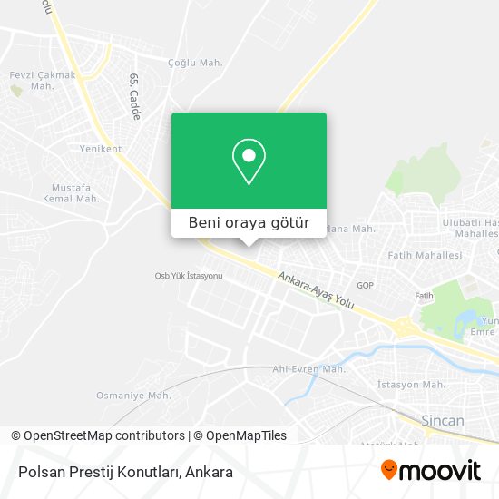 Polsan Prestij Konutları harita