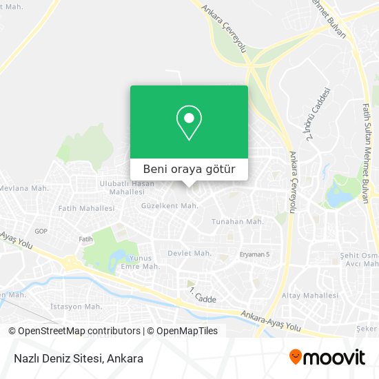 Nazlı Deniz Sitesi harita