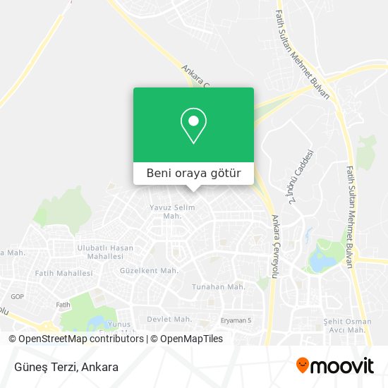Güneş Terzi harita
