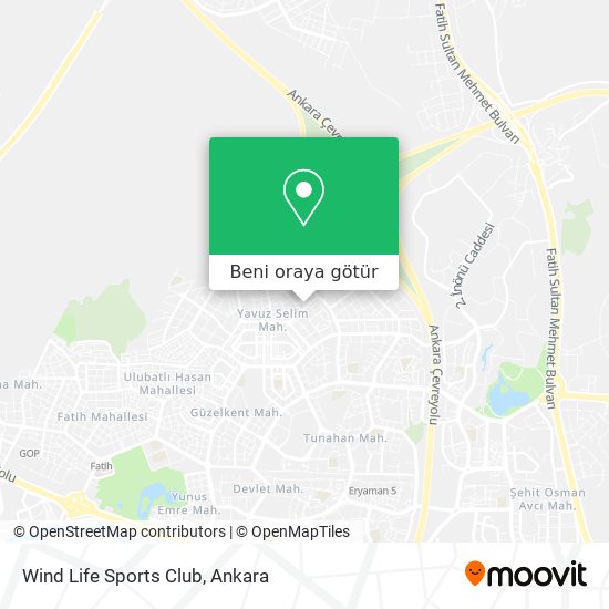 Wind Life Sports Club harita