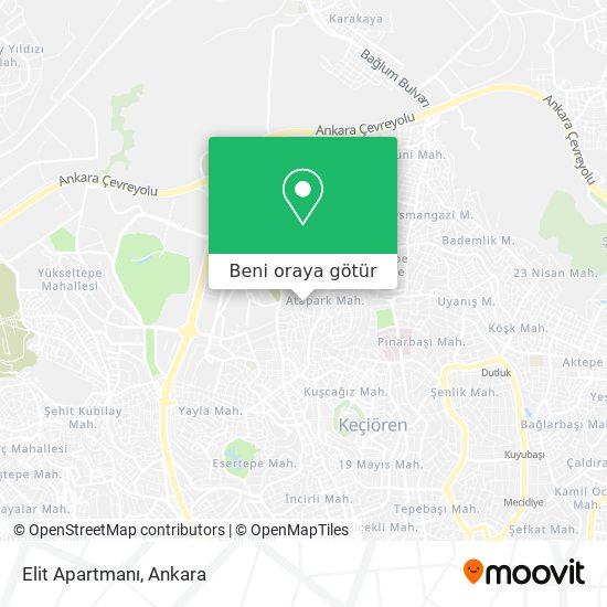 Elit Apartmanı harita