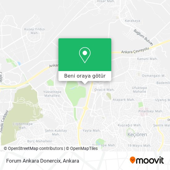 Forum Ankara Donercix harita