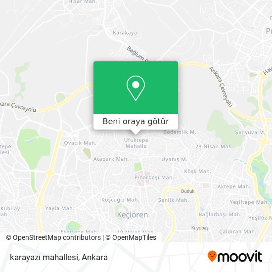 karayazı mahallesi harita