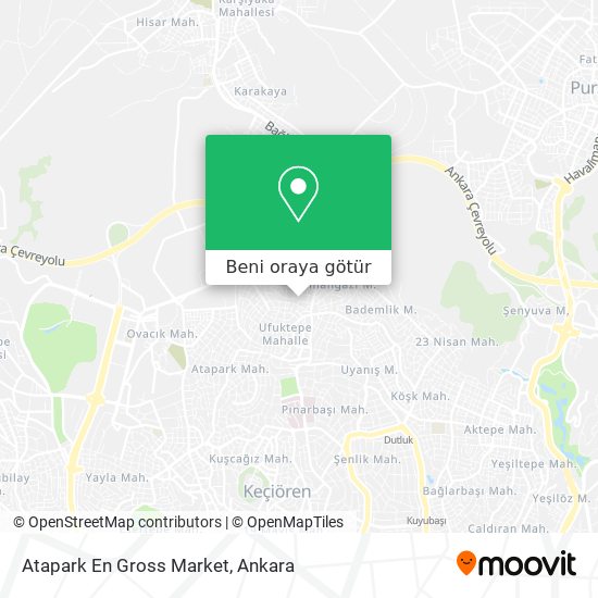Atapark En Gross Market harita