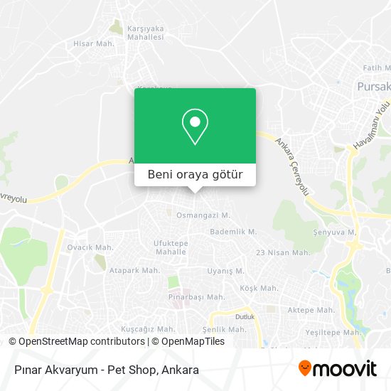 Pınar Akvaryum - Pet Shop harita