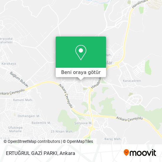 ERTUĞRUL GAZİ PARKI harita