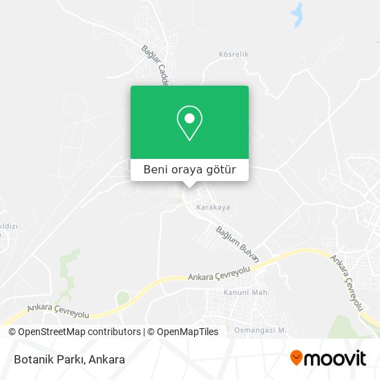 Botanik Parkı harita