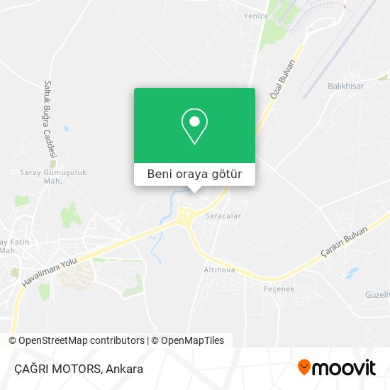 ÇAĞRI MOTORS harita